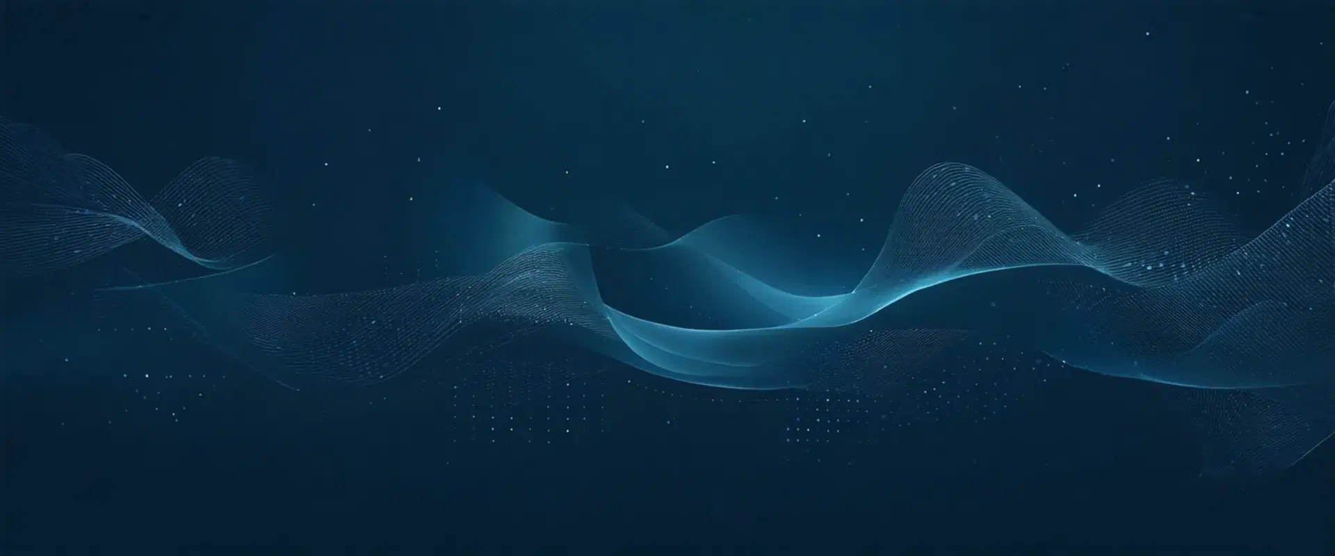 Abstract minimalist data architecture flow on deep navy, suggesting Provenship platform.